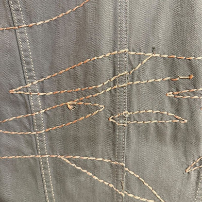 Good 06aw Christian Dior Galliano Period Long Trucker Jacket Size 40 Khaki