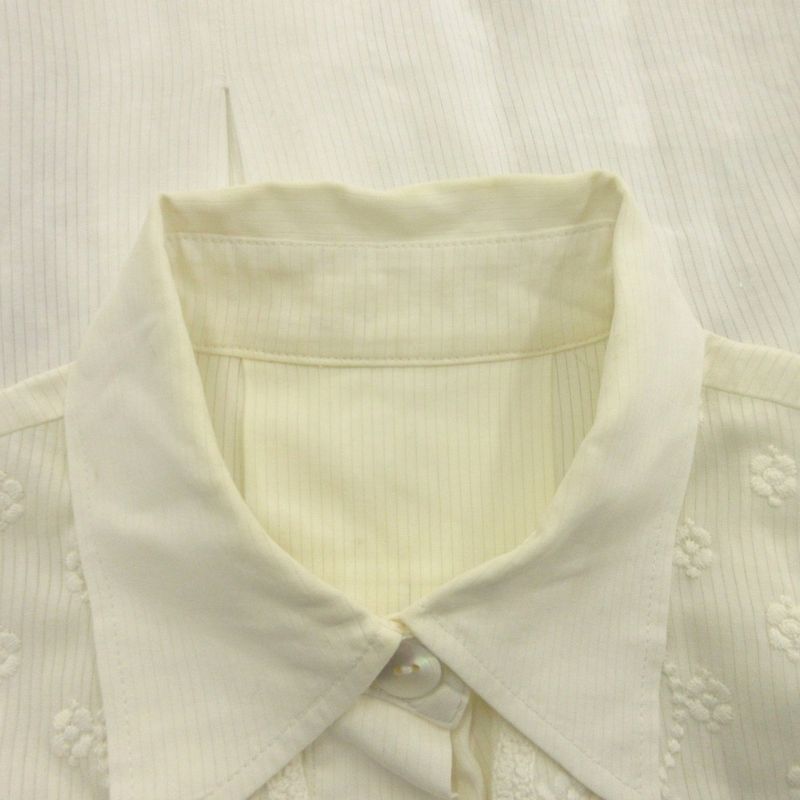 Good Christian Dior 90's Shirt Blouse Cut and Sewn Embroidery Old Vintage M