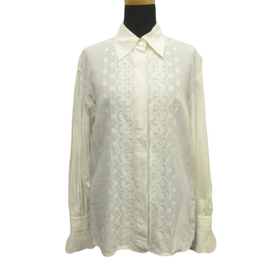 Good Christian Dior 90's Shirt Blouse Cut and Sewn Embroidery Old Vintage M