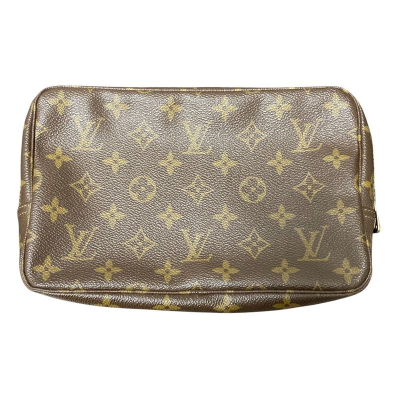Good Louis Vuitton Monogram Trousse Toilette 23 Clutch Bag M47524 Brown Ladies