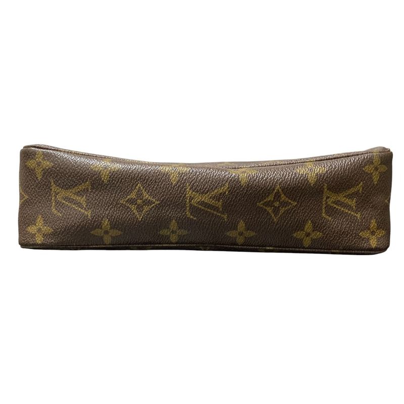 Good Louis Vuitton Monogram Trousse Toilette 23 Clutch Bag M47524 Brown Ladies
