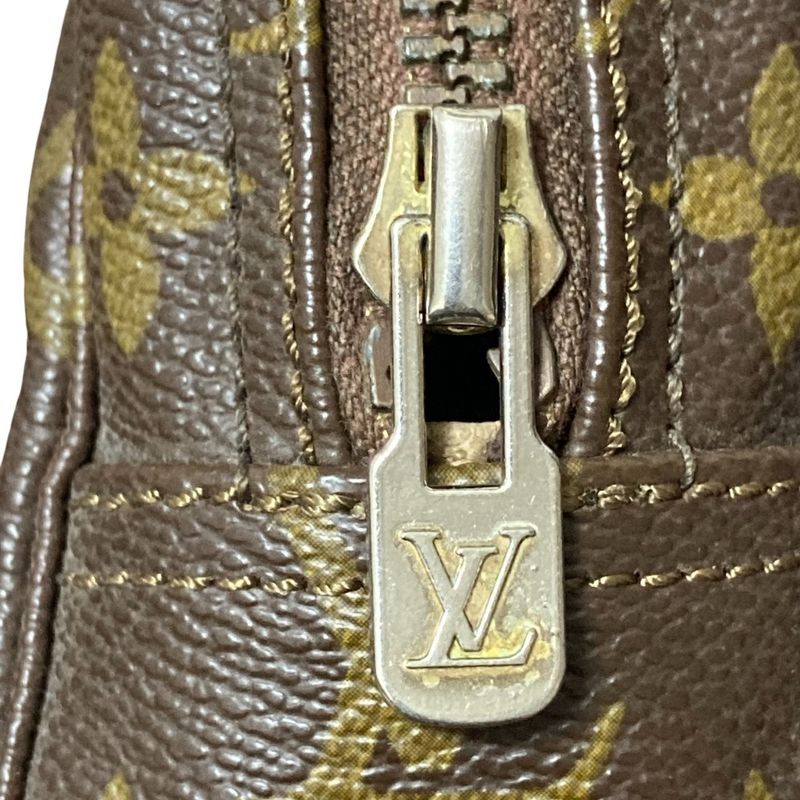 Good Louis Vuitton Monogram Trousse Toilette 23 Clutch Bag M47524 Brown Ladies