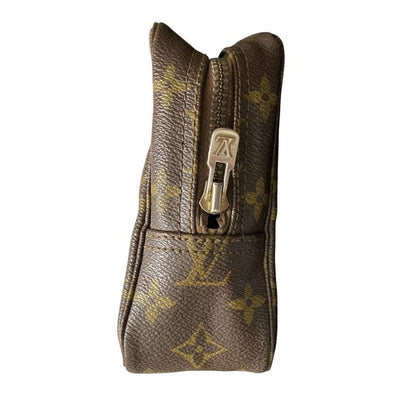Good Louis Vuitton Monogram Trousse Toilette 23 Clutch Bag M47524 Brown Ladies