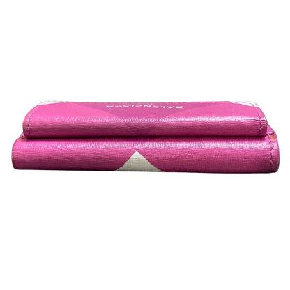 Good Balenciaga Paper Mini Wallet 410133 Pink Purple Ladies Preowned Used