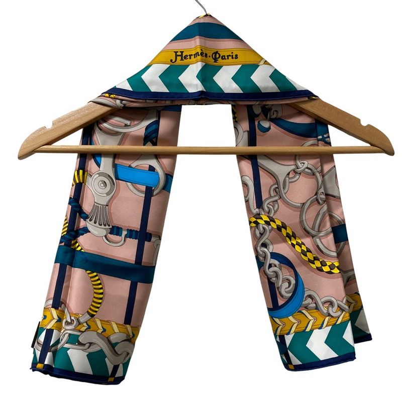 Hermes Carre 90 Panoplie Equestre Complete Set of Equestrian Accoutrements Silk