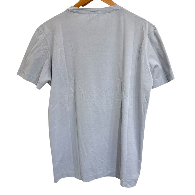 Good Hermes Short Sleeve Crew Neck T-Shirt Cut and Sewn Size M Blue Gray Men's