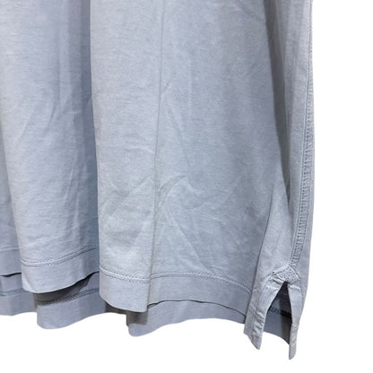 Good Hermes Short Sleeve Crew Neck T-Shirt Cut and Sewn Size M Blue Gray Men's