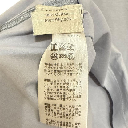 Good Hermes Short Sleeve Crew Neck T-Shirt Cut and Sewn Size M Blue Gray Men's