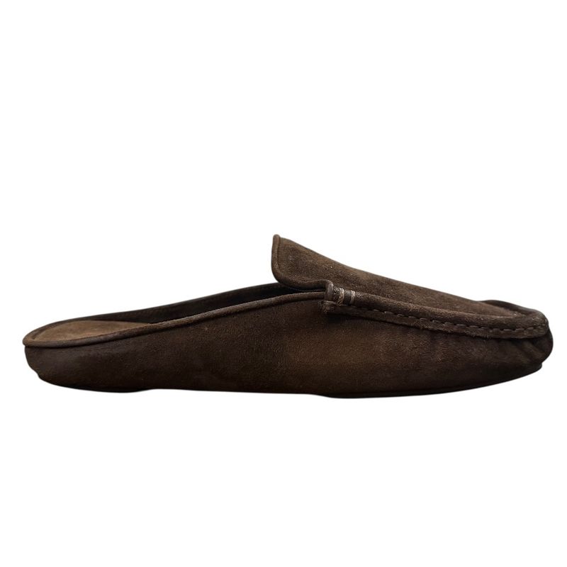 Hermes Suede Slipper Loafer Size 36 Equivalent to 23cm (9.06in) Brown Women's