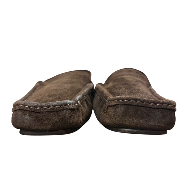 Hermes Suede Slipper Loafer Size 36 Equivalent to 23cm (9.06in) Brown Women's