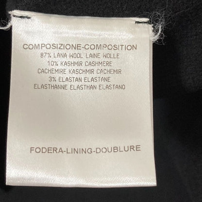 08aw Gucci Fringe Wrap Skirt 202731 Size 42 Black Ladies Used