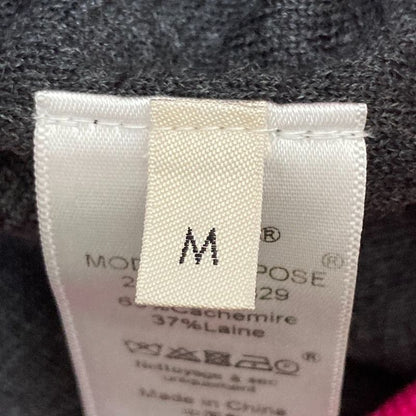 Celine Phoebe Period Cashmere Wool Knit Cardigan Size M Navy Women's Preowned