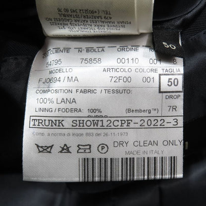 22aw Fendi Tuxedo Jacket Double Breasted Lapel Switch Tailored Flower Ff Logo