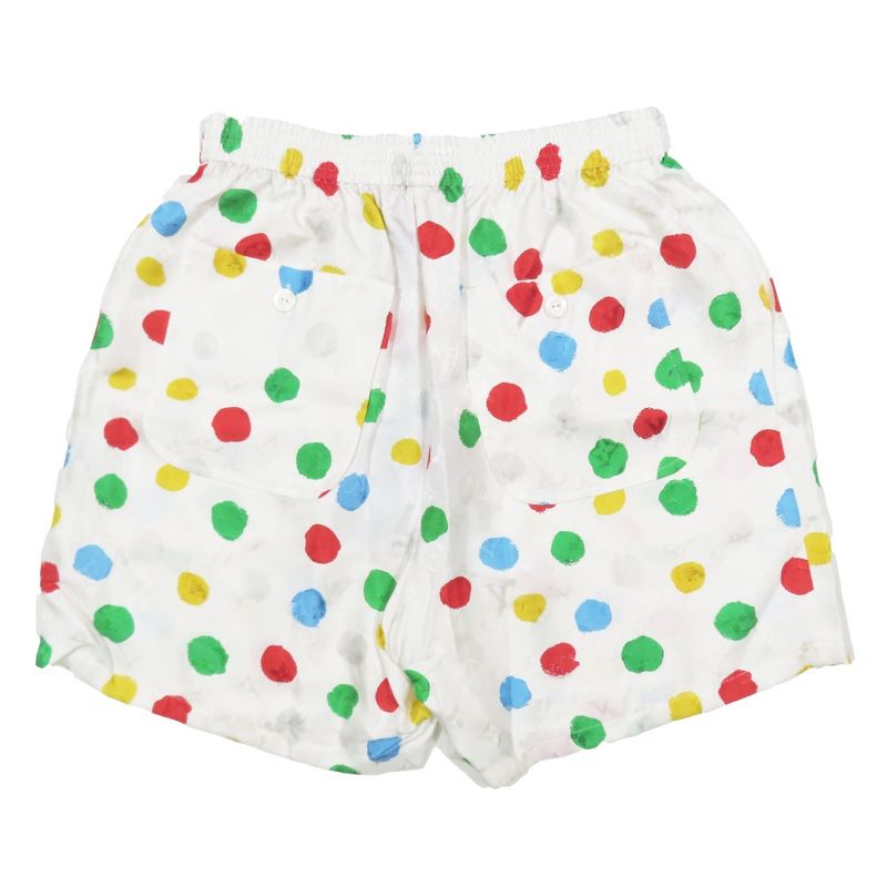 Unused Louis Vuitton × Yayoi Kusama Lv×yk Silk Monogram Multi Dot Shorts Easy