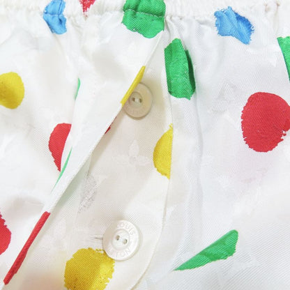 Unused Louis Vuitton × Yayoi Kusama Lv×yk Silk Monogram Multi Dot Shorts Easy