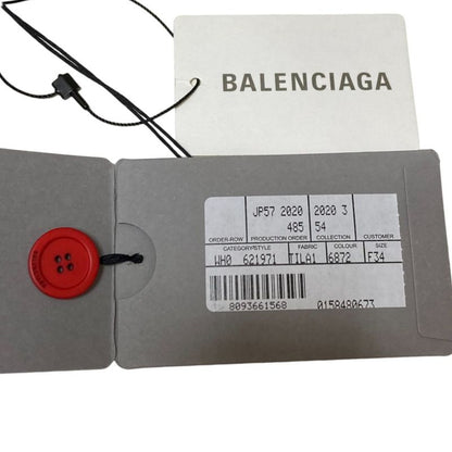 Balenciaga Graphic Print Wool Pants Size 34 Multicolor Women's Preowned Used