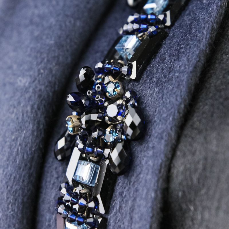 Prada Virgin Wool Angora Round Collar Rebel Jacket 42 Black Women's Preowned