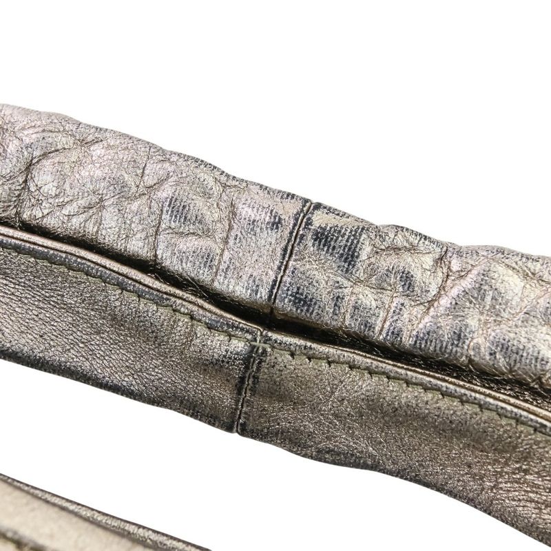 Good Bottega Veneta Intrecciato Leather Hobo One Shoulder Bag 115653 Metallic