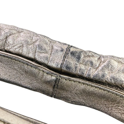 Good Bottega Veneta Intrecciato Leather Hobo One Shoulder Bag 115653 Metallic