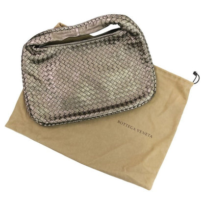 Good Bottega Veneta Intrecciato Leather Hobo One Shoulder Bag 115653 Metallic