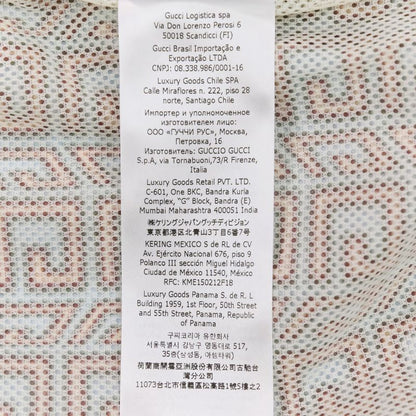 Gucci Zakco Lovelight Square G Nylon Blouson Jacket 703383 Size 40 Light Blue