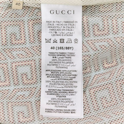 Gucci Zakco Lovelight Square G Nylon Blouson Jacket 703383 Size 40 Light Blue