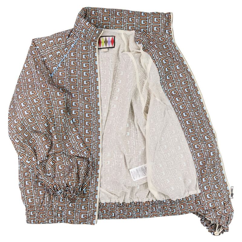 Gucci Zakco Lovelight Square G Nylon Blouson Jacket 703383 Size 40 Light Blue