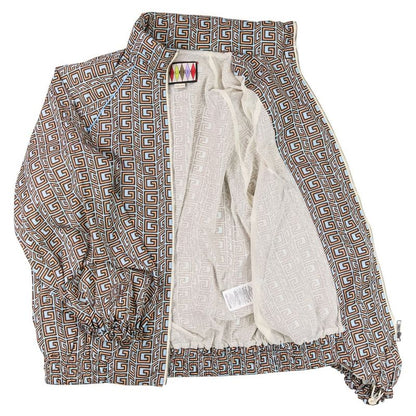 Gucci Zakco Lovelight Square G Nylon Blouson Jacket 703383 Size 40 Light Blue