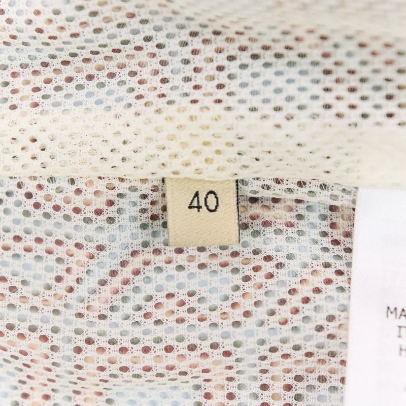 Gucci Zakco Lovelight Square G Nylon Blouson Jacket 703383 Size 40 Light Blue