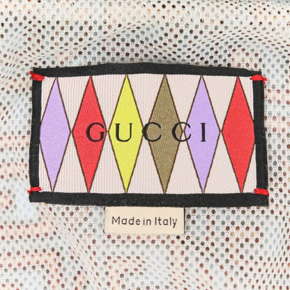 Gucci Zakco Lovelight Square G Nylon Blouson Jacket 703383 Size 40 Light Blue