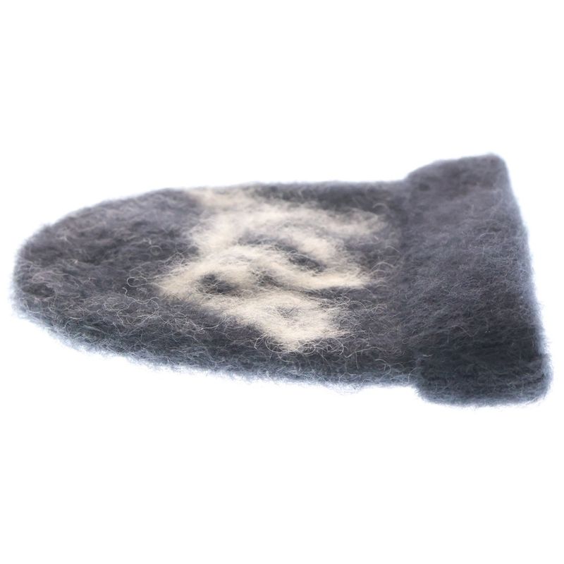 Celine 22aw Boy Doll Boy Doll Mohair Knit Hat Black 2ac38901s