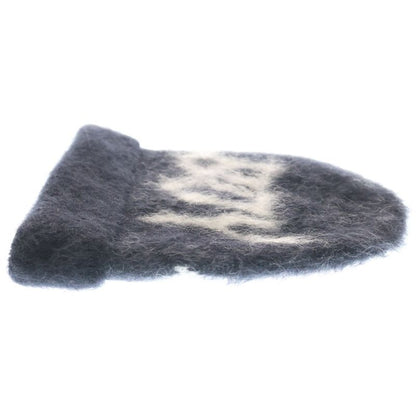 Celine 22aw Boy Doll Boy Doll Mohair Knit Hat Black 2ac38901s