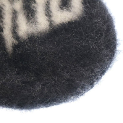 Celine 22aw Boy Doll Boy Doll Mohair Knit Hat Black 2ac38901s