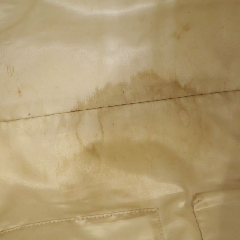 Chanel Coco Cabas Leather Shoulder Bag Handbag Chain Bag White Leather A33450