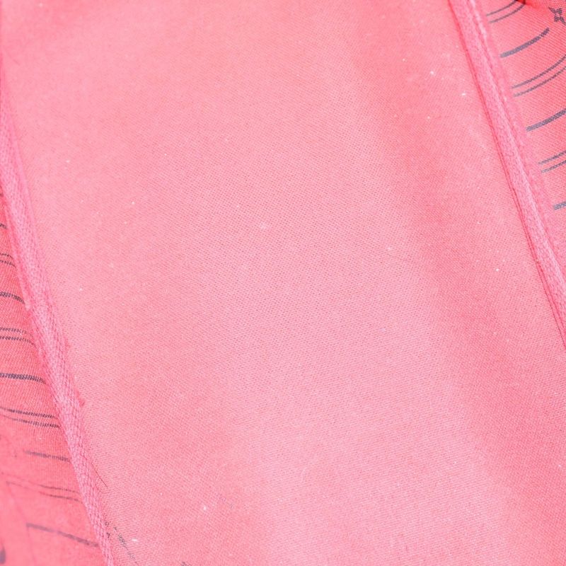 Louis Vuitton Damier Neverfull MM Tote Handbag Leather X PVC Brown N51105 Gold