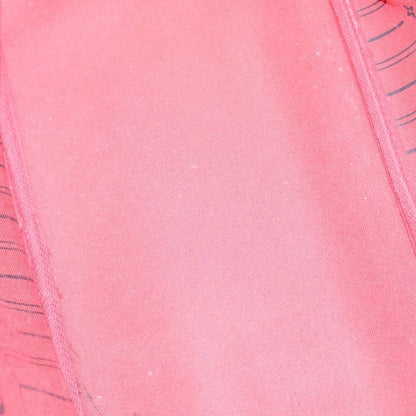 Louis Vuitton Damier Neverfull MM Tote Handbag Leather X PVC Brown N51105 Gold