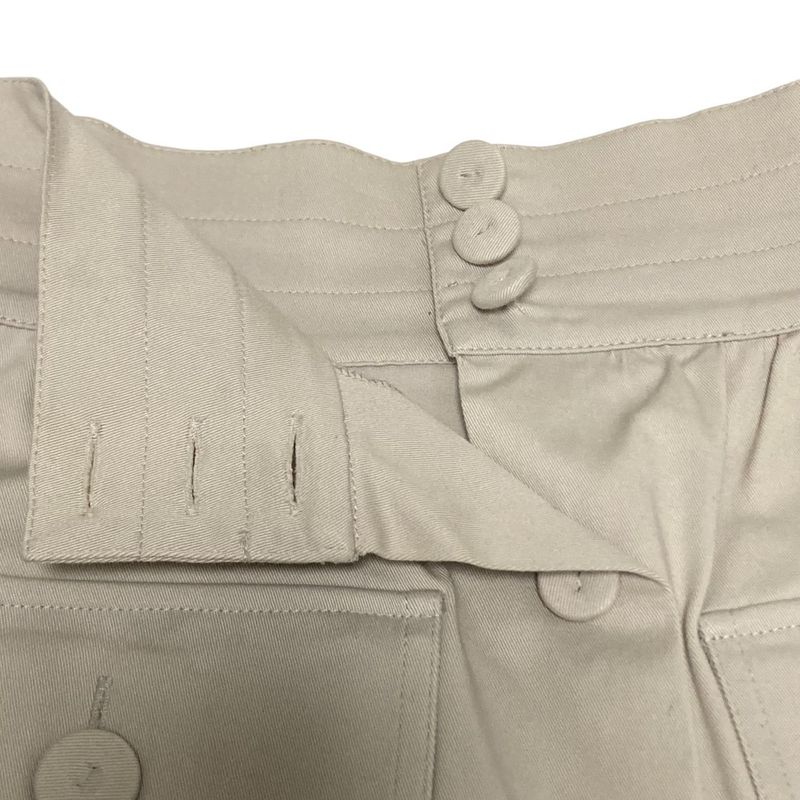 Fendi Front Button Skirt 38 Ivory Ladies Preowned Used