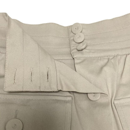 Fendi Front Button Skirt 38 Ivory Ladies Preowned Used