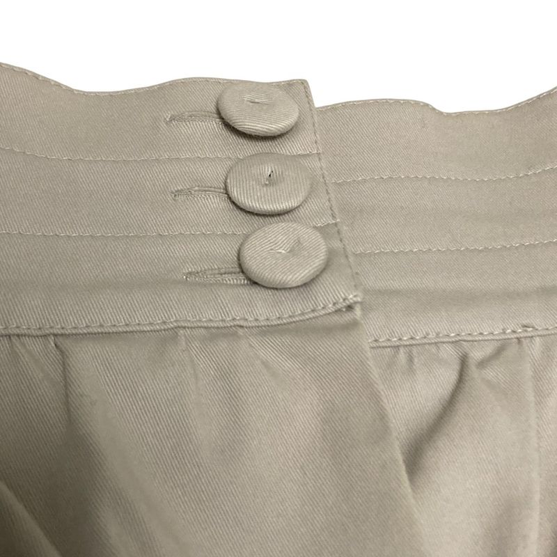 Fendi Front Button Skirt 38 Ivory Ladies Preowned Used