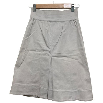 Fendi Front Button Skirt 38 Ivory Ladies Preowned Used