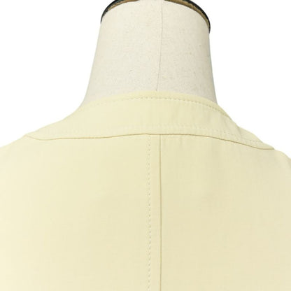 Good Gucci Double G Buckle Cady Silk Wool Long Vest Dress 609245 Size 36 Ivory