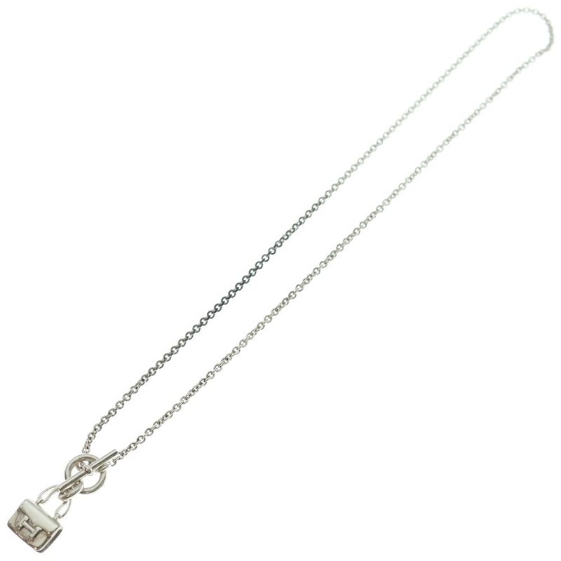 Hermes Amulet Constance Necklace Ag925 Sv Silver Pendant