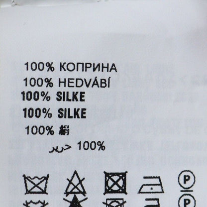 Prada Logo Silk Crew Neck Short Sleeve Knit Sweater Women's Ivory P24t1f S222