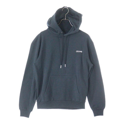 Celine Logo Print Pullover Hoodie 2y958670q Black