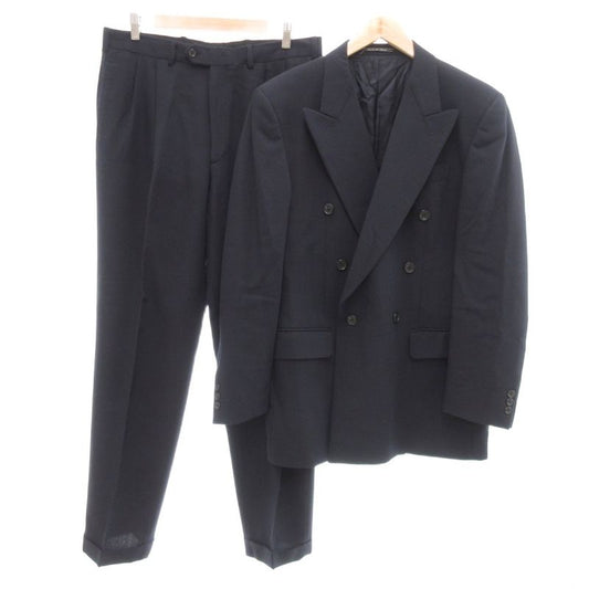 Fendi Uomo Vintage Suit Setup Double Jacket Pants Wool 50 Dark Navy Uo Mnk2