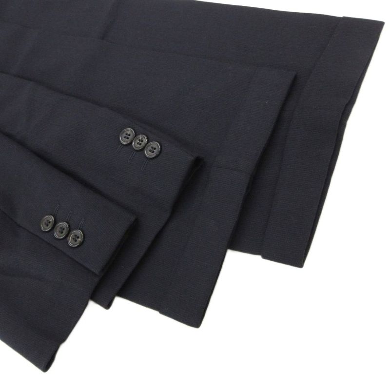 Fendi Uomo Vintage Suit Setup Double Jacket Pants Wool 50 Dark Navy Uo Mnk2