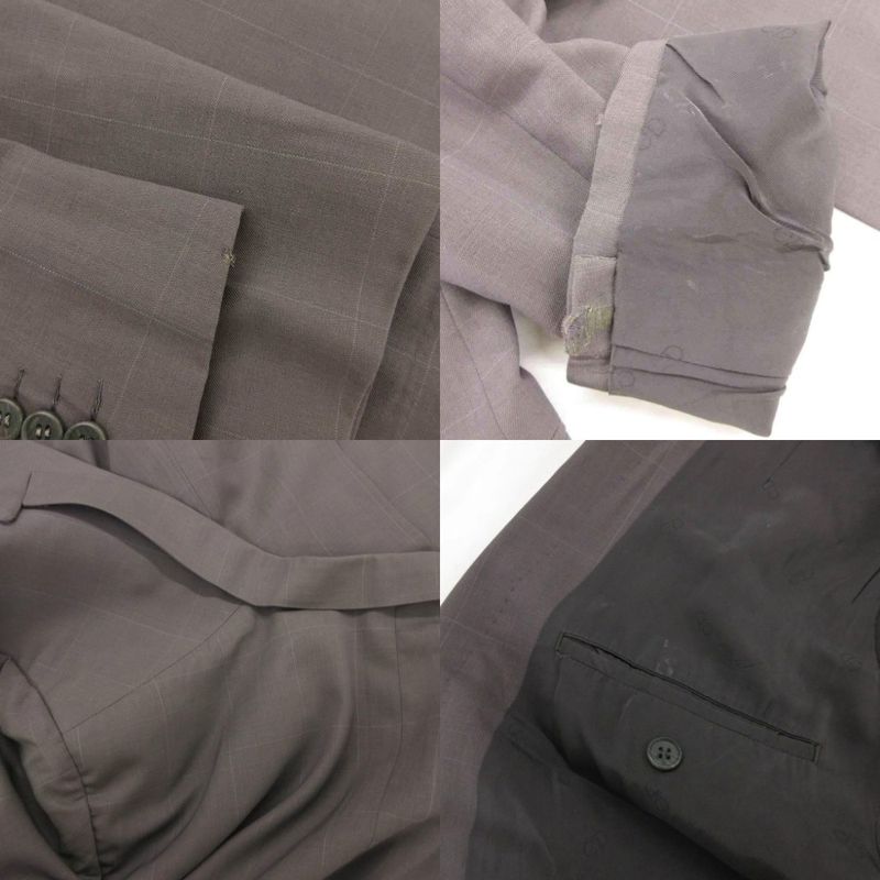 Christian Dior Monsieur Vintage Suit Setup Double Jacket Pants Window Pen Ab-5