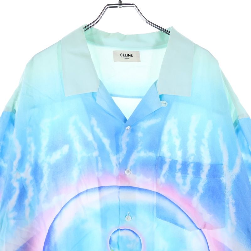 Celine 22ss × Marcelo Lanvin Marcelo Lanvin All-Over Rayon Open Collar Short-Sle