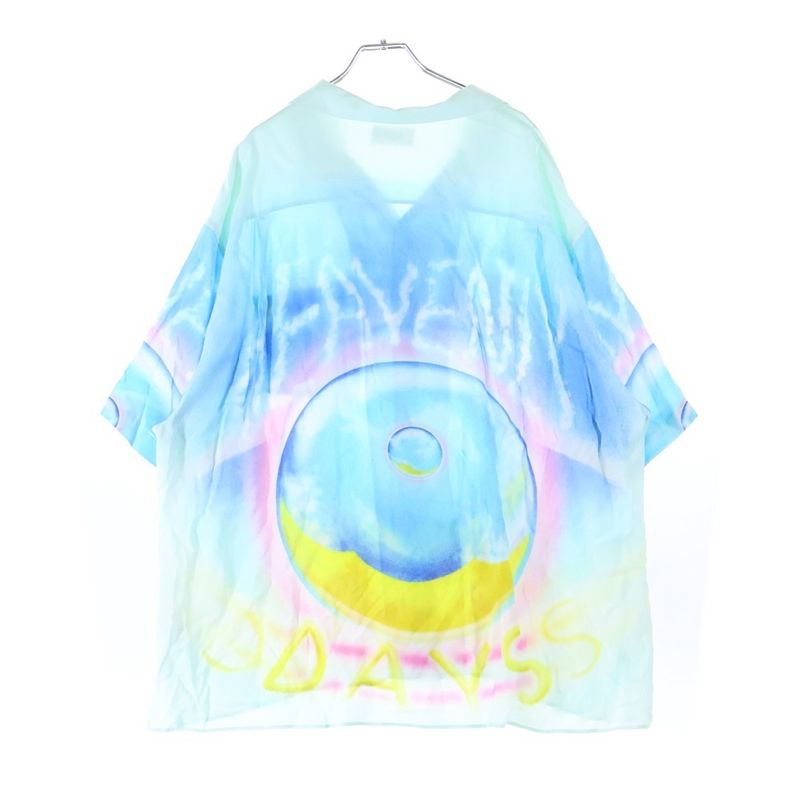 Celine 22ss × Marcelo Lanvin Marcelo Lanvin All-Over Rayon Open Collar Short-Sle