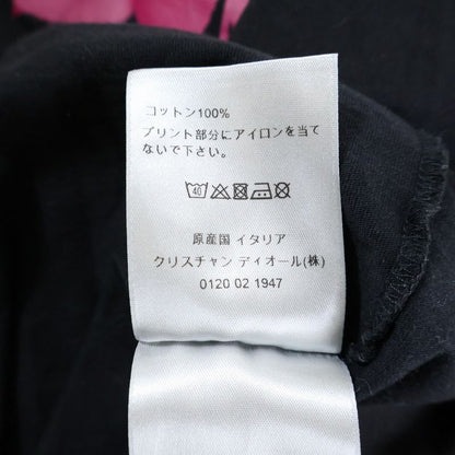 Dior Homme 18ss Rose Photographic Logo Print Crew Neck Short Sleeve T-Shirt Cut